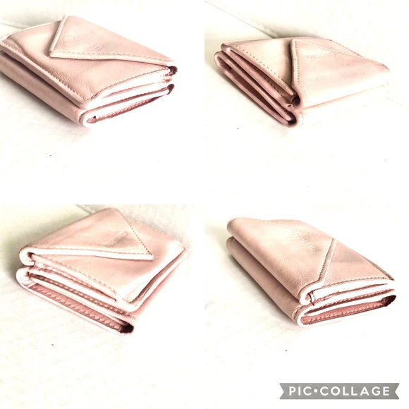 Balenciaga Blush Pink Leather Compact Wallet - Picture 8 of 10